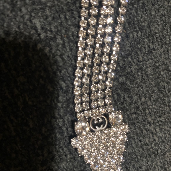 Gucci Single Crystal Drop Earring - Picture 8 of 10